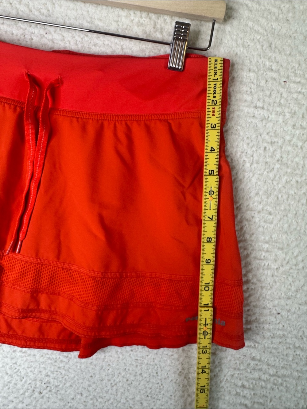 Patagonia Strider Skirt Skort Orange #23465 Women's Size Medium - Picture 9 of 9